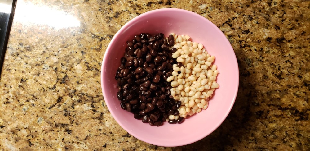 drained and rinsed beans