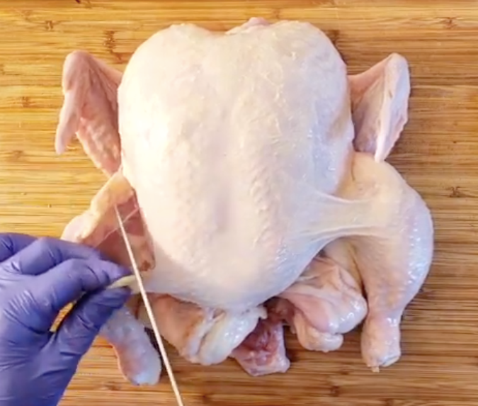 whole chicken cut