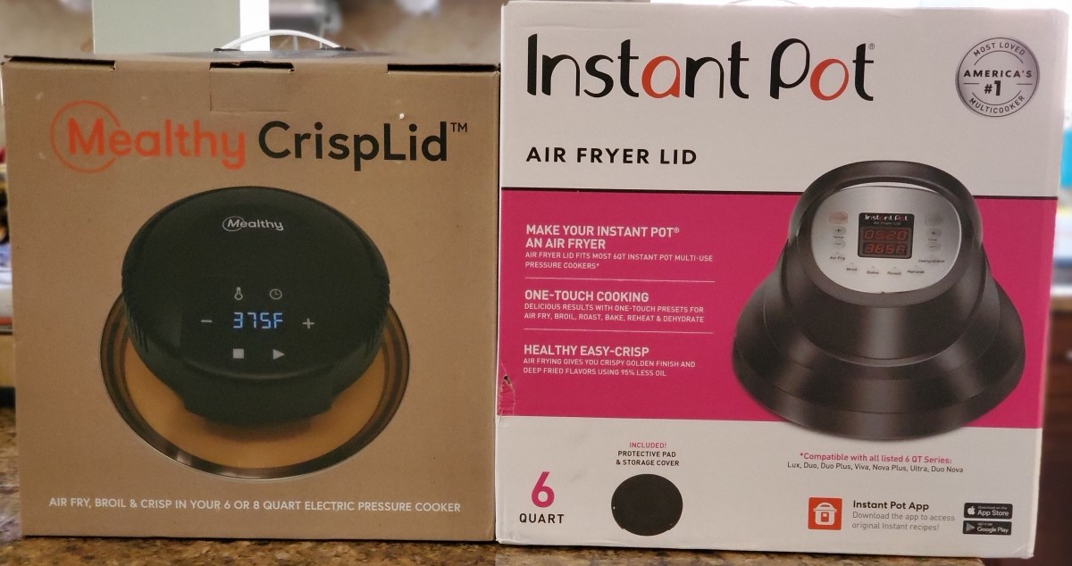 Instant Pot Air Fryer Crisp Lid vs Mealthy Air Fryer Lid Review and