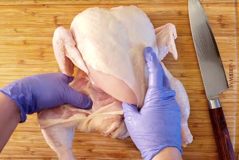 whole chicken remove thigh