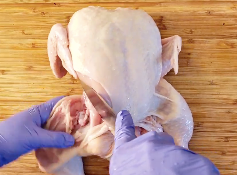 whole chicken cut thigh